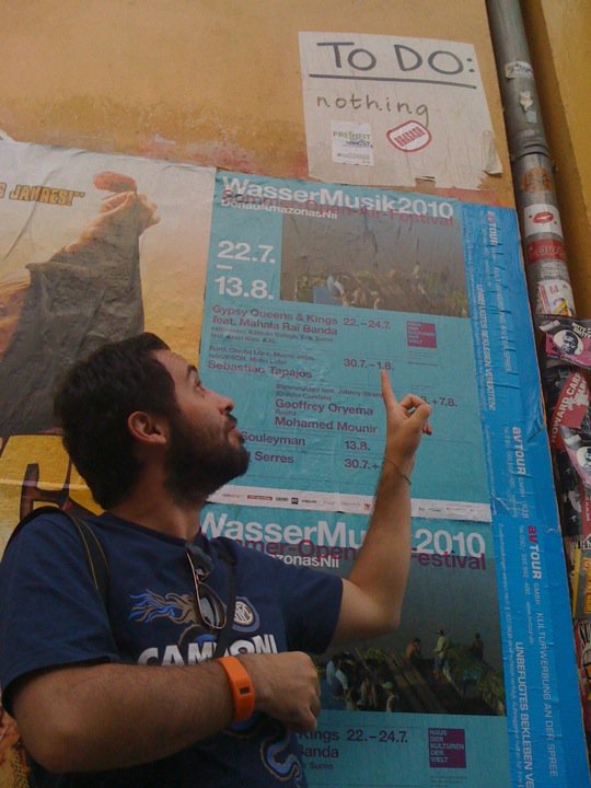 Berlin 2010 - Gli obiettivi prima degli spilli