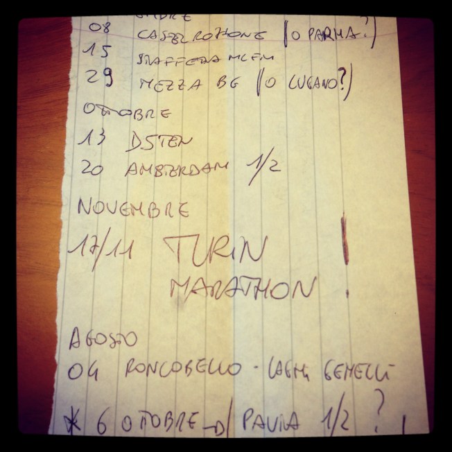 Pianificazione Autunnale