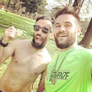 Dopo la gara. Prima del ristoro interculturale.