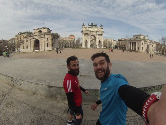 Pausa per foto turistica